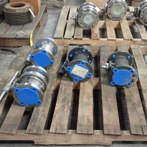 Lot of (4) Industrial Ball Valves
