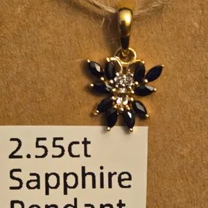 Dark Blue Butterfly Pendant