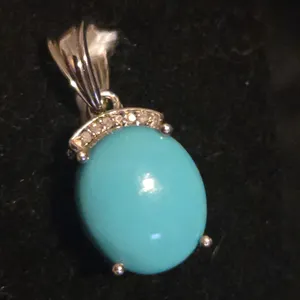 Light Blue Stone Pendant