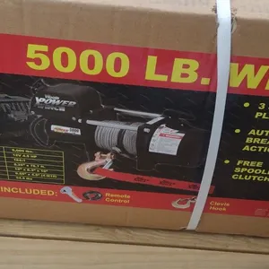 UNUSED 5000 LB. ELECTRIC WINCH