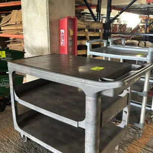 36"x26" Poly 3-tier cart