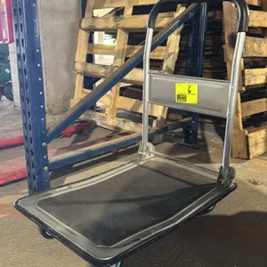 29"x19" Metal flatbed 4-wheel cart