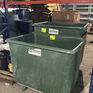 42"x30"x30" Poly 4-wheel recycle cart