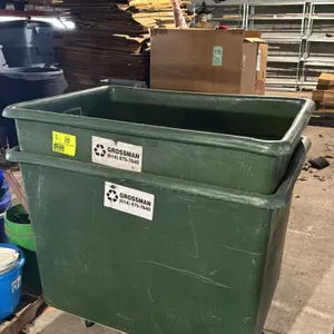 42"x30"x30" Poly 4-wheel recycle cart