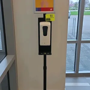 64"H Sanitizer station