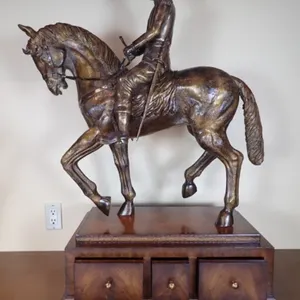Maitland-Smith Bronze Sculpture "Soldier on Horseback"