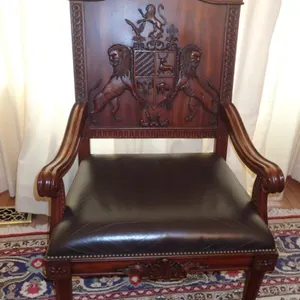 Maitland-Smith Mahogany Armchair II