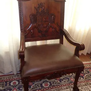 Maitland-Smith Mahogany Armchair I