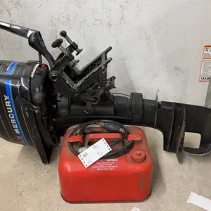 Mercury 4.5 Horsepower Outboard Motor with Marine Fuel Tank and Fuel Line