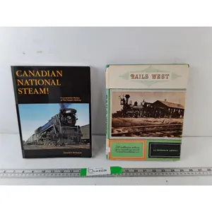 (2) Railway Books- Rails West & Canadian National Steam!