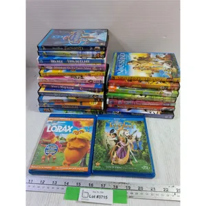 Children's (2) Blu-Ray & (18) DVD, Enchanted, Ice Age, Bee Movie, Kung-Fu Panda