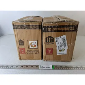 (24) Lemon & Thankgiving Style Ceramic Salad Plates- NIB