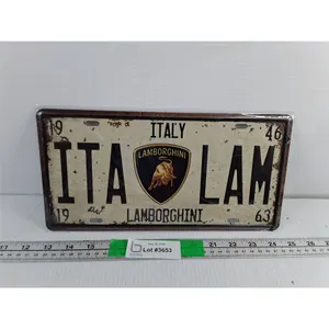 Lamborghini Novelty License Plate- Sealed