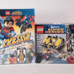 Lego- DC Comics Super Heroes " Original Movie Justic League- Attack of the Legion of Doom" with Mini