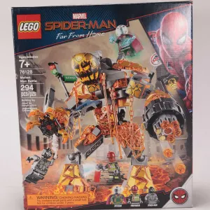 Lego- Marvel Spider-Man Far From Home "Molten Man Battle" no. 76128, new in factory sealed packaging
