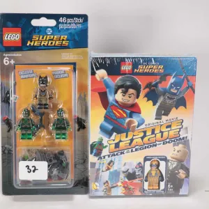 Lego- DC Comics Super Heroes " Original Movie Justic League- Attack of the Legion of Doom" with Mini