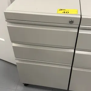 4-DRAWER PORTABLE LOCKING FILE CABINET (NO KEY)