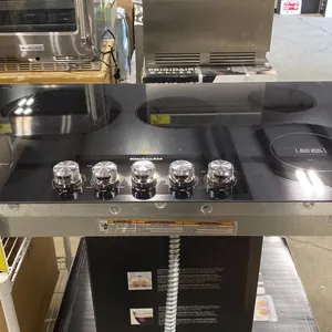KITCHENAID MODEL KCES556HBL. BLACK 36" 5 BURNER ELECTRIC COOKTOP