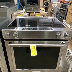 KITCHENAID MODEL YKSEB900ESS7. 30" STAINLESS STEEL SLIDE IN ELECTRIC CONVECTION RANGE WITH GLASS