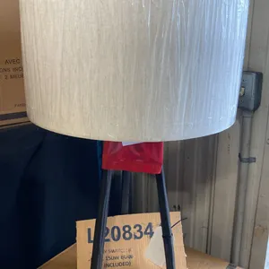 3 ASHLEY SIGNATURE DESIGN MODEL L208354. 35" METAL TABLE LAMPS WITH ANTIQUE BRASS FINISH