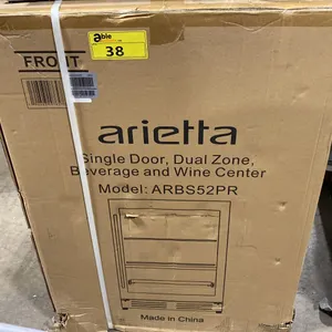 ARIETTA MODEL ARBS52PR. 24" 4.8 CU FT PANEL READY UNDERCOUNTER BEVERAGE AND WINE CENTER WITH DUAL