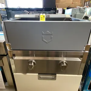 CROWN VERITY MODEL ICM-PB. NATURAL GAS OUTDOOR BUILT IN STOCK POT BURNER