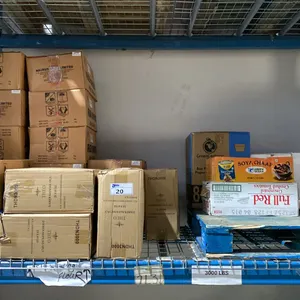SHELF SPACE OF WHOLESALE PRODUCT INC. FRIED ONIONS, DINNER NAPKINS, CRUSHED TOMATOES,