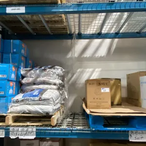 SHELF SPACE OF WHOLESALE PRODUCT INC. ROCK SALT, IODISED SALT,  HINGED CONTAINERS AND MORE.