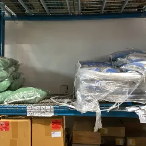 SHELF SPACE OF WHOLESALE PRODUCT INC. THEO GRAINS CREAMY RICE, SONA MASOORI RICE