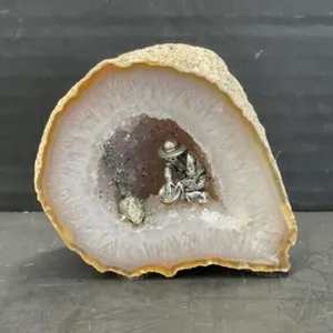 Geode Diorama - Pewter Prospector