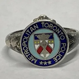 Sterling Metropolitan Toronto Police Ring