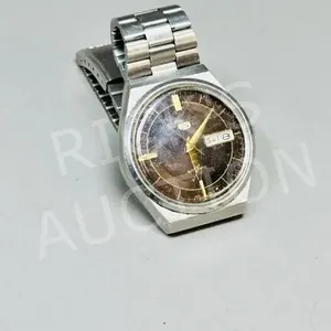 Seiko 5 Automatic day & date wrist watch - works