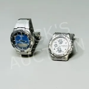 2 mens quartz watches - Pulsar & Casio