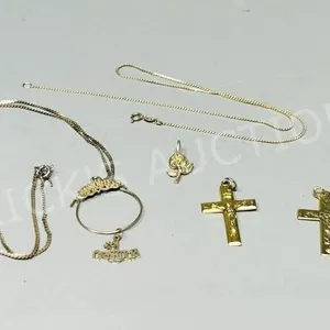 2 - 10k gold necklaces & pendants