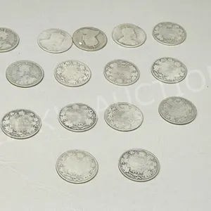 15 Canadian vintage silver quarters 1919-1929