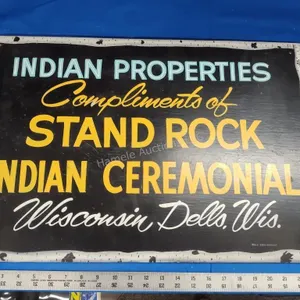 Wisconsin Dells properties sign wood