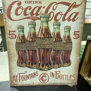 Metal Sign "Coca Cola" 12"x16"