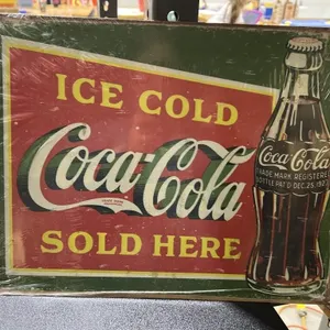 Metal Sign "Coca Cola" 12"x16"