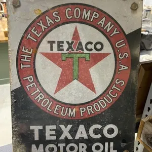 Metal Sign "Texaco" 12"x16"