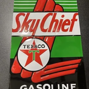 Metal Sign "Sky Chief Texaco" 12"x18"