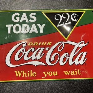Metal Sign "Coca Cola" 15"x10"