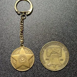 Elks Lodge 1968 Keychain & Medallion