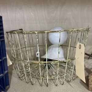 Large Egg Basket & Light Fixture