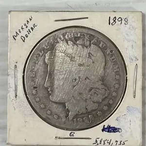 1898 G MORGAN SILVER DOLLAR