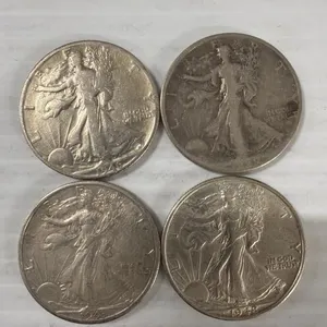 WALKING LIBERTY HALVES 90% SILVER