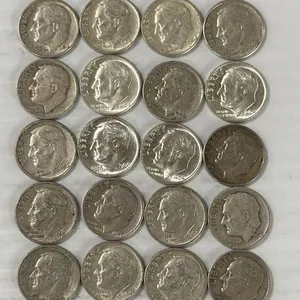20 ROOSEVELT DIMES 90% SILVER