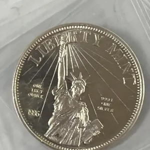 1 OZ SILVER LIBERTY IN FLIP