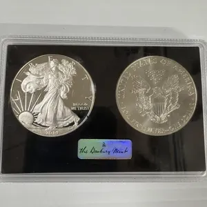2014 SILVER AMERICAN EAGLE PROOF  UNC 2 PCS.