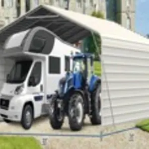 2026 SDLANCH 20x30 Steel Carport w/ Sidewalls