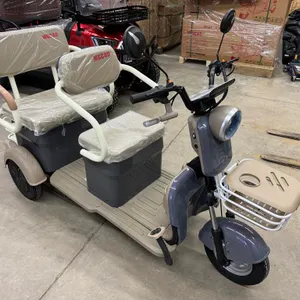 Unused Blue/Beige Electric 3 Wheel Mini Golf Cart Model MGC40
